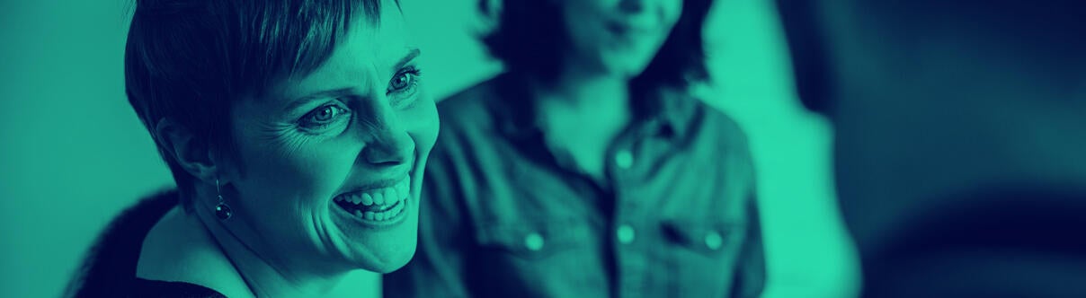 laughing woman
